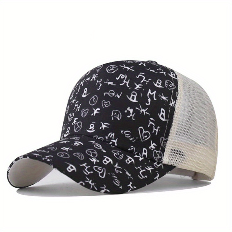 Mesh Baseball Cap Breathable Sun Hat Golf Sports Trucker Cap Dad Hat