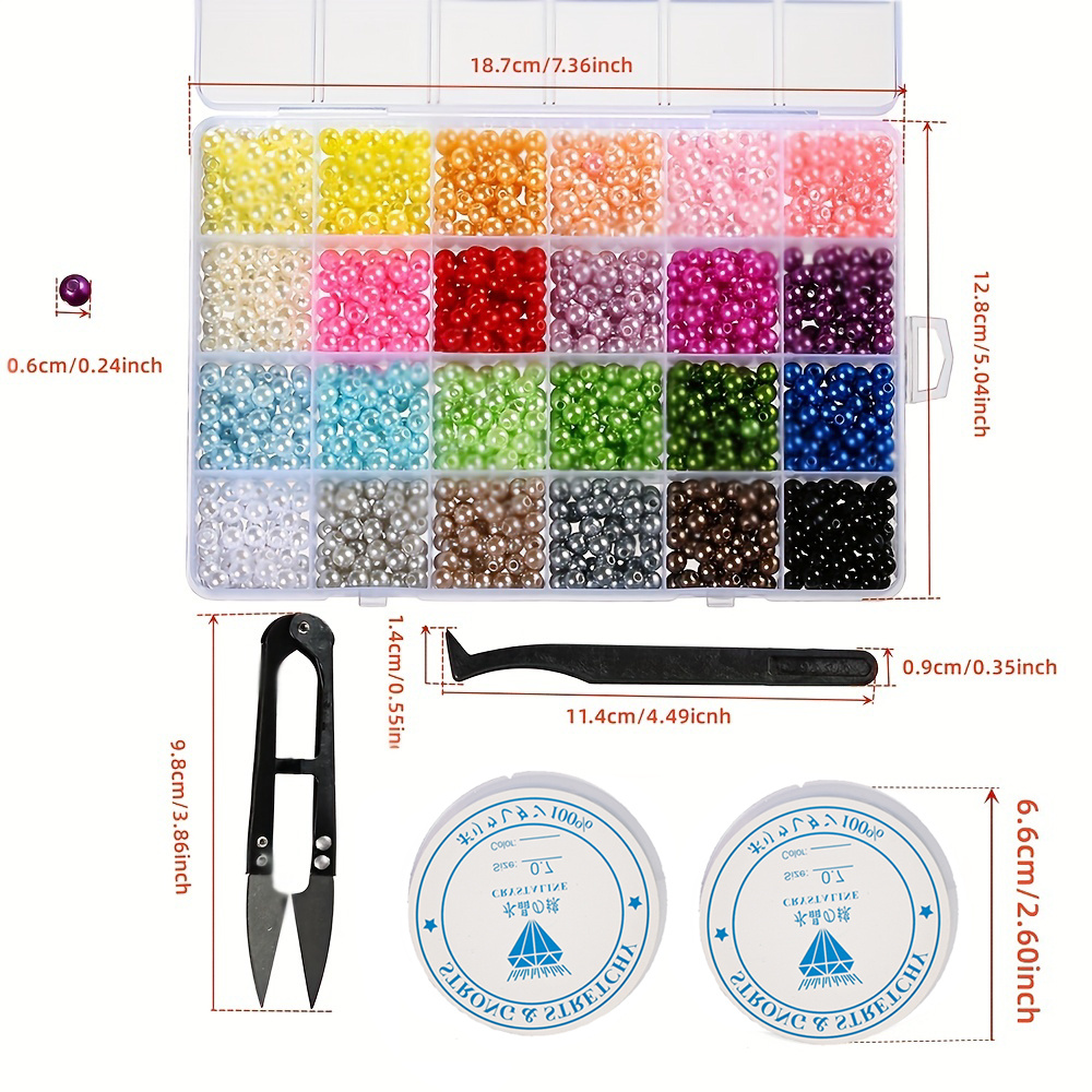 1 Set Mixed Beads Kit For Jewelry Making