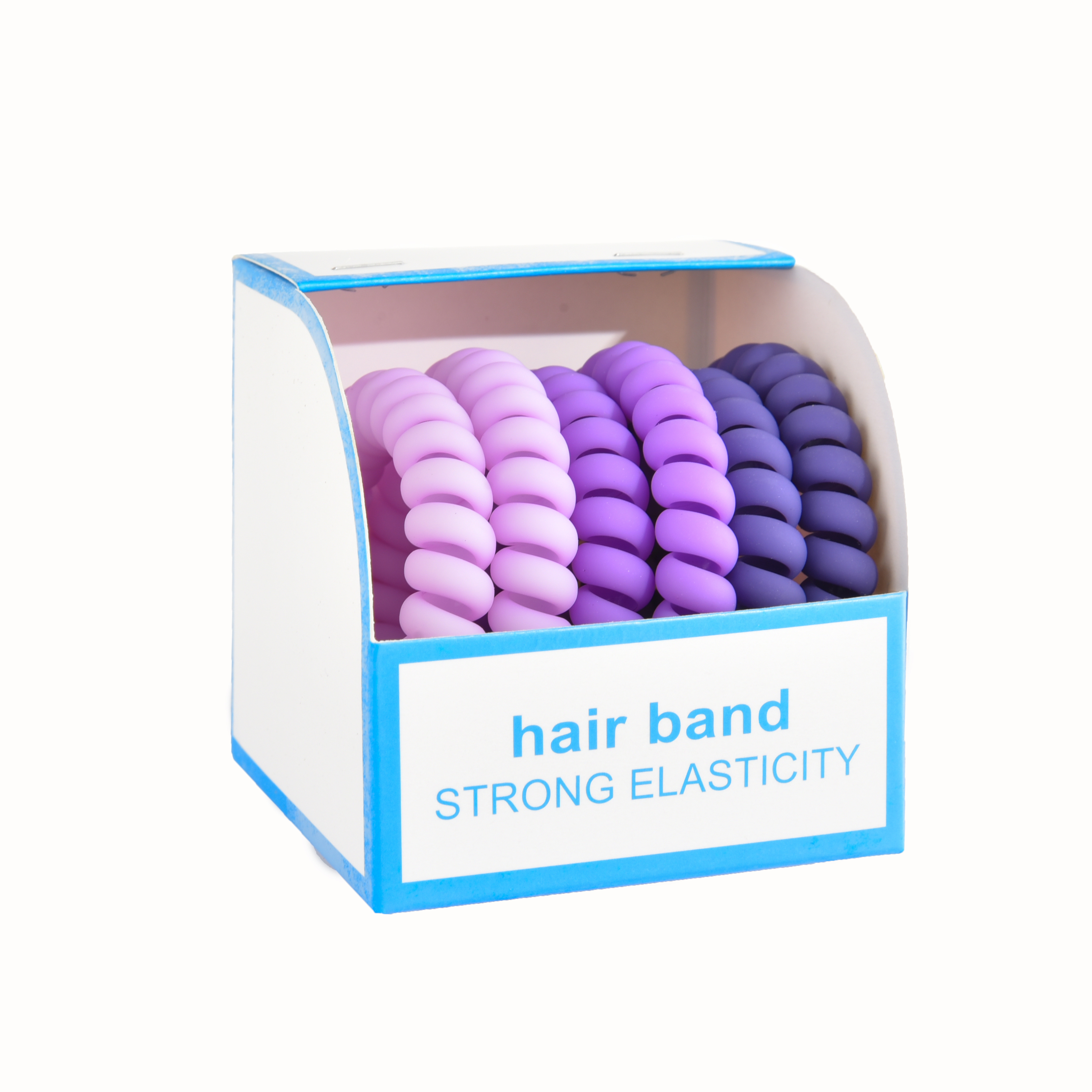 6 pièces anneau de cheveux en spirale haute élasticité corde de tête femme corde de cheveux coiffure quotidienne femme couleur unie cravate de cheveux_voghion.com