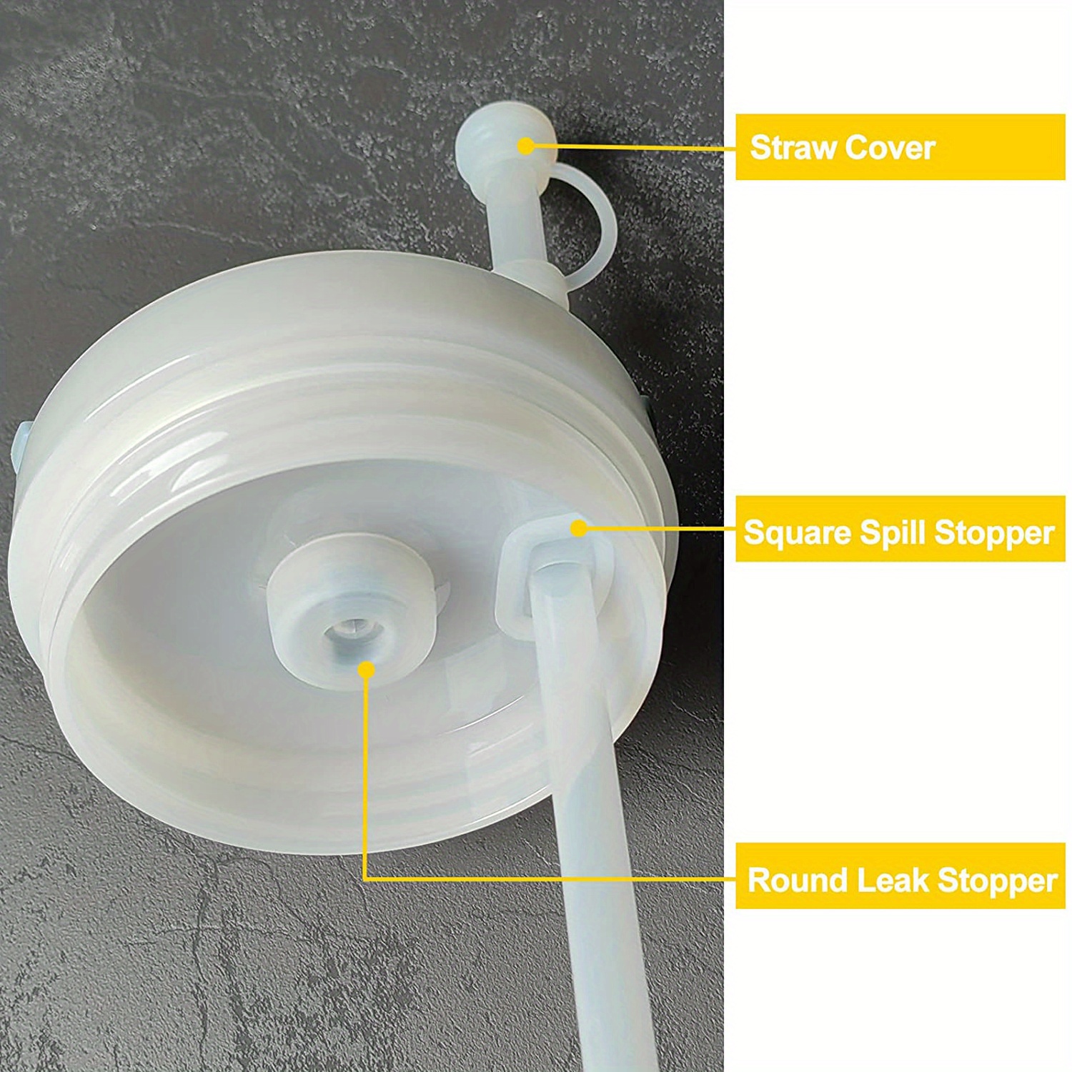 Alternative Straw Cover Spill Stopper Accessories For - Temu
