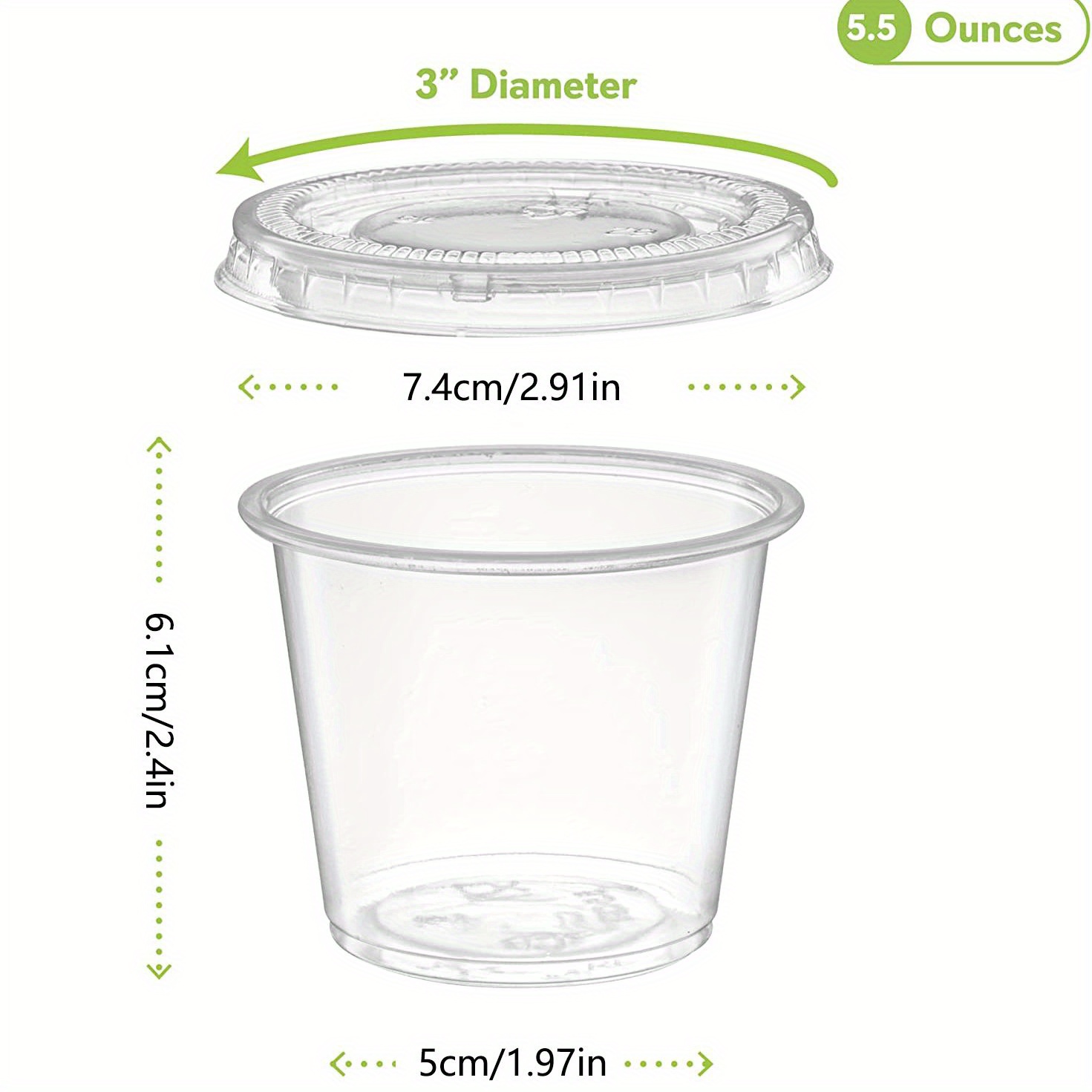 Portion Perfection Control Container - Glass Meal Prep Clear