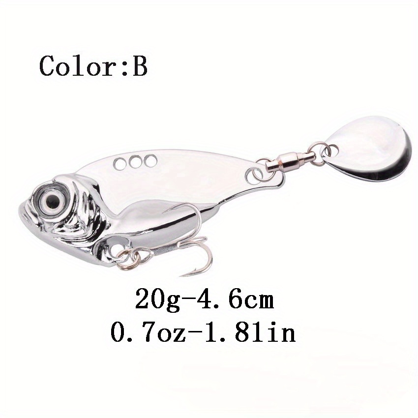 Baits Lures FISHKING Spinner Blade Metal Lure 1# 5# Spinning Spoon