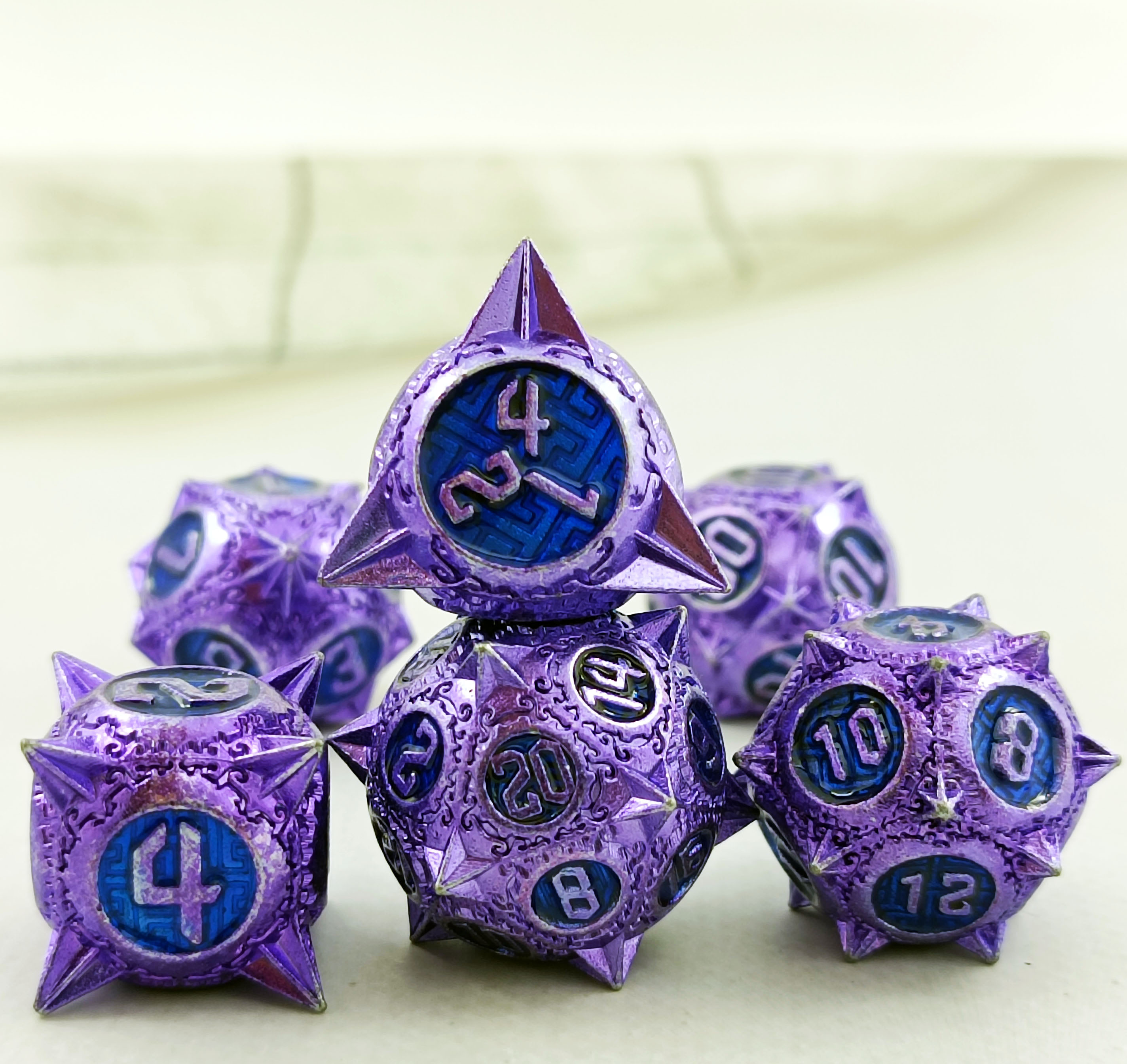 Famous Game Dice Set Large Metal Dnd Dice Set D d Dice Set - Temu