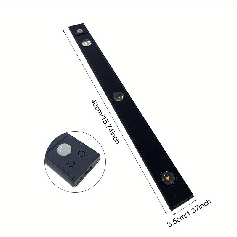 Sensor de movimiento LED Luz Carga USB Armario interior Armario de