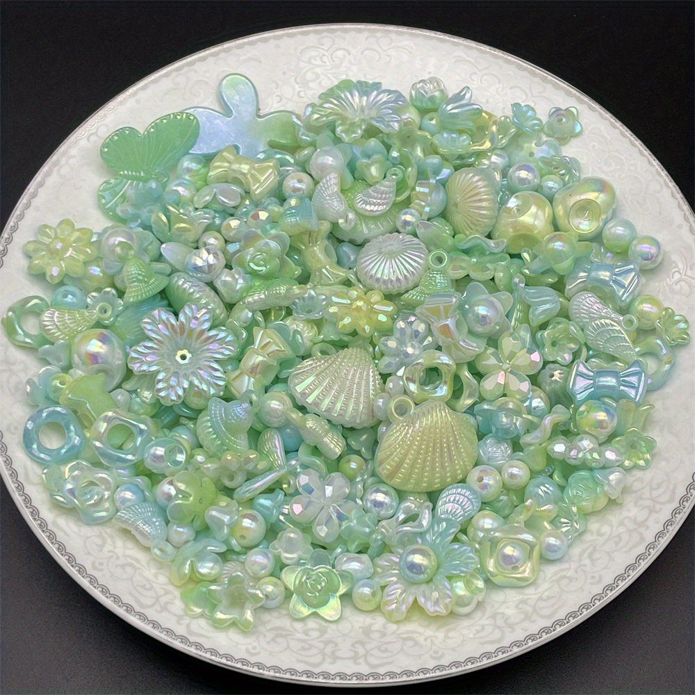 30G Colorful Mixed Bow Flower Shell Shape Loose Beads