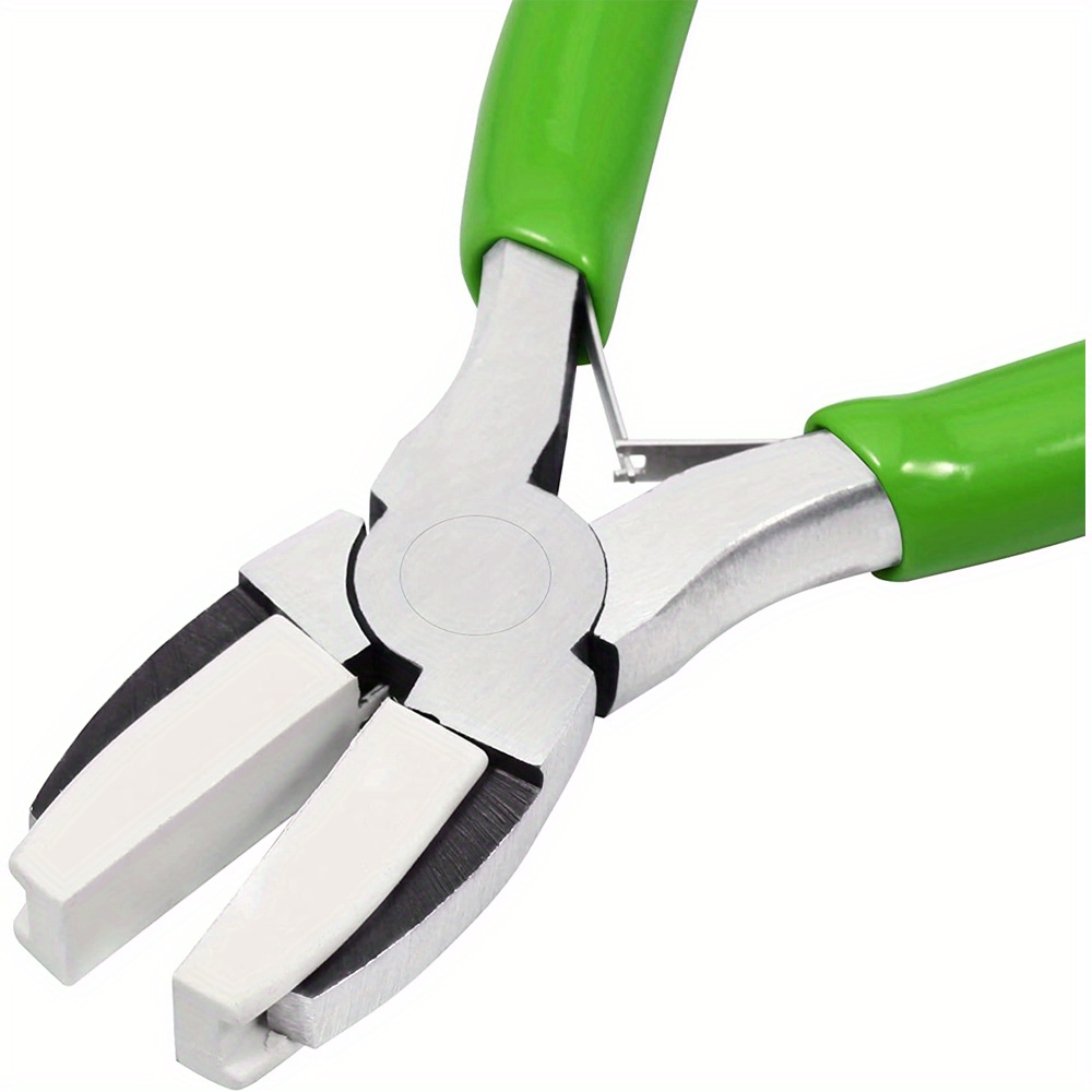 Flat Nose Nylon Jaw Stainless Steel Pliers