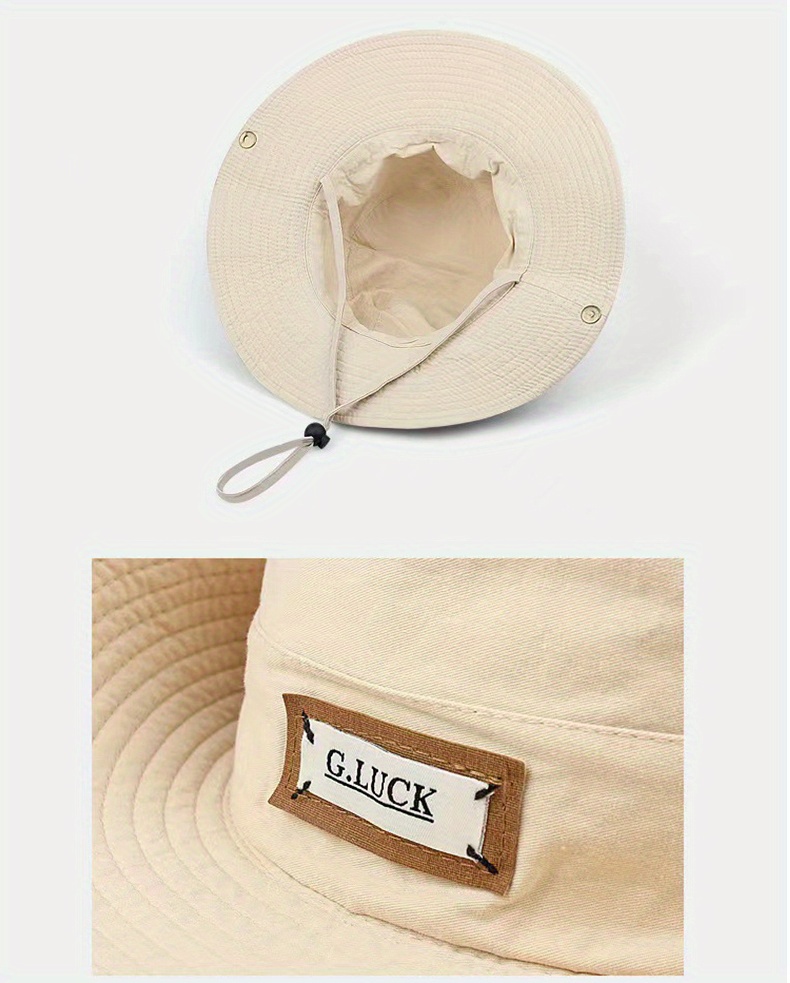 Good Luck Bucket Hats Fashion Sun Protection Wide Brim Hat Travel