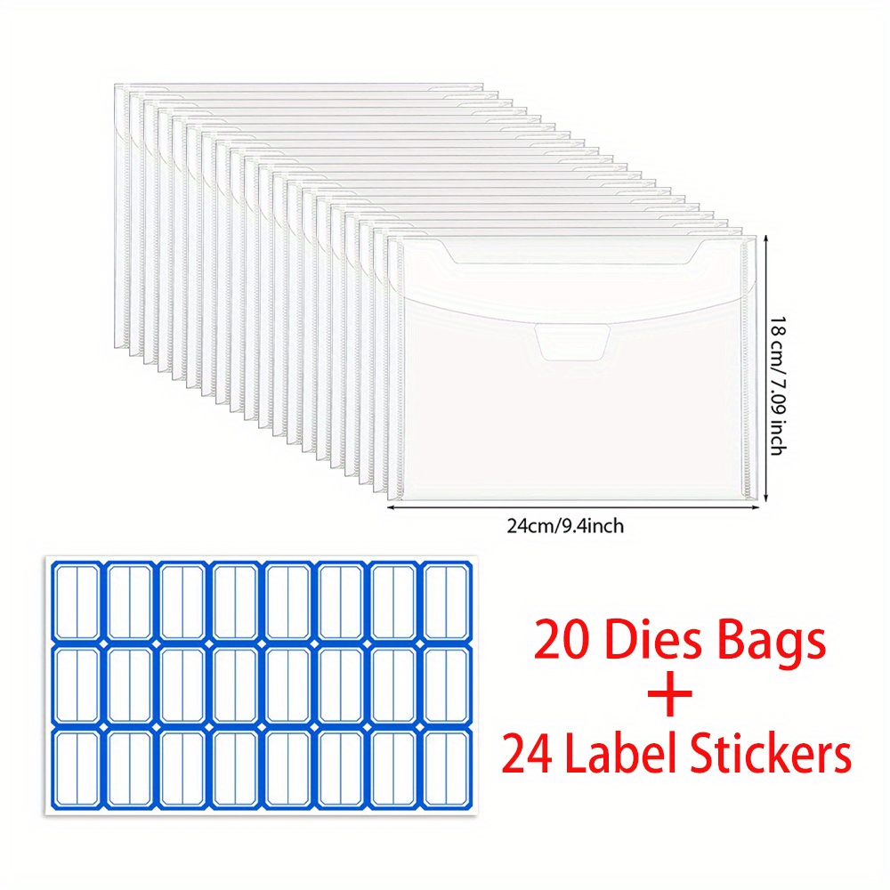 Plastic Cardstock Organizer Holders Bags  Plastic Storage Bags Envelopes -  Storage Bags - Aliexpress