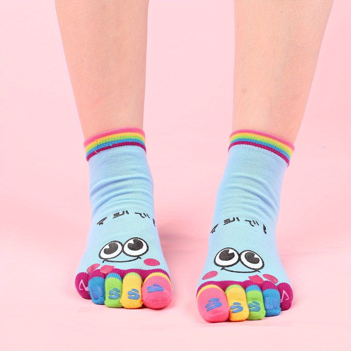 Kid's Rainbow Toe Socks