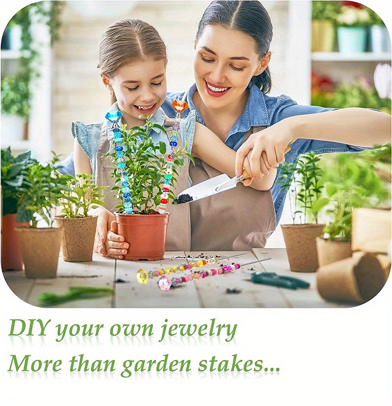 1 Pc Fée Jardin Piquets Bricolage Perlé Cristal Attrape - Temu France