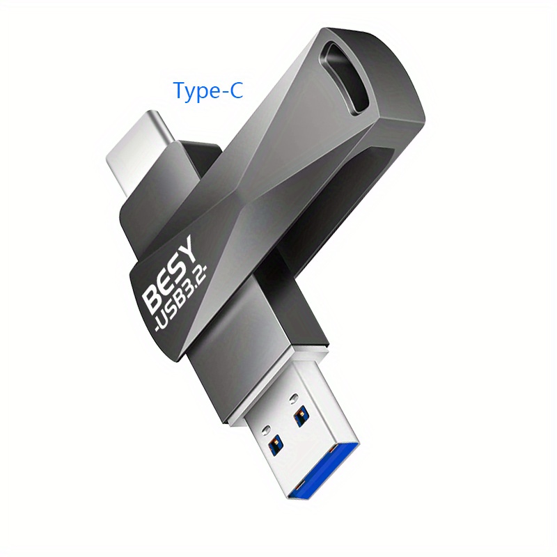 Netac Clé USB, Lecteur USB Flash 3.0 Conception de Rotation, avec