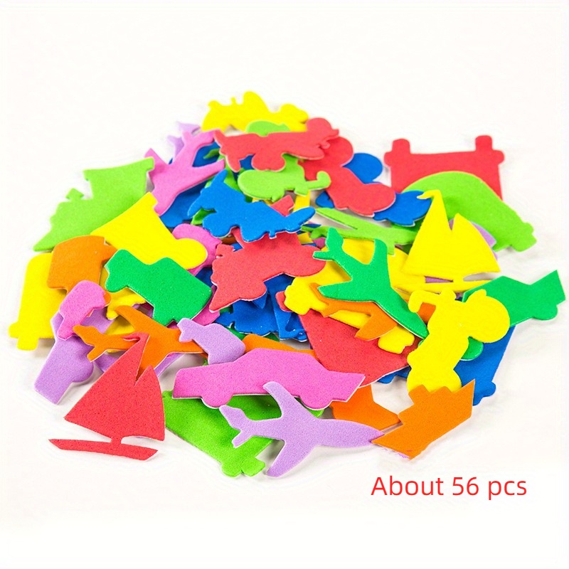Bright Colorful Foam Felt Stickers Perfect For Kids - Temu