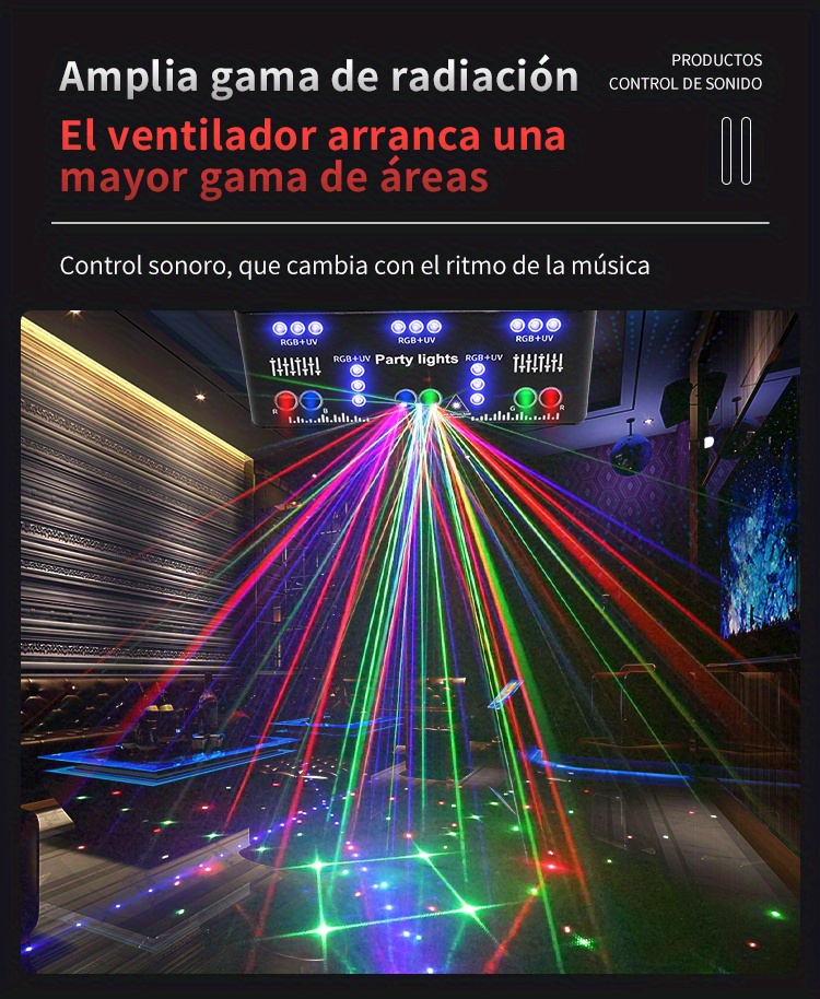 Luci a LED RGB attivate dal suono per DJ e discoteca, mini stroboscopico  con telecomando per bambini, compleanni, feste di karaoke, matrimoni,  bar[Classe energetica A+++] : : Strumenti Musicali