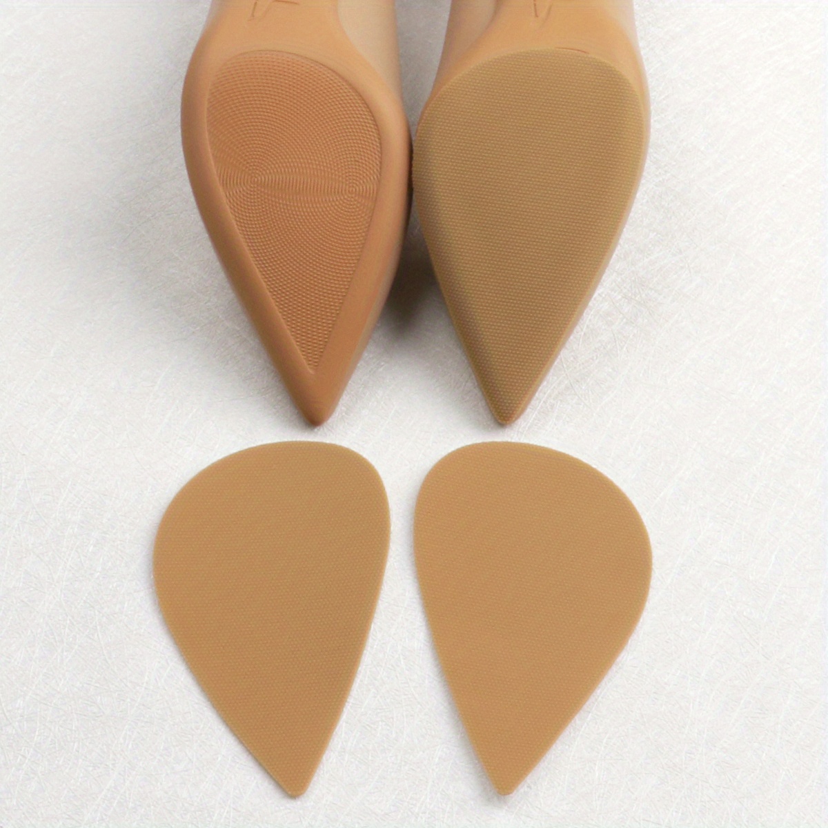 TEMU Protège-Souliers Antidérapants en EVA pour Talons Hauts, Autocollants de Fond Véritables - 1 Paire