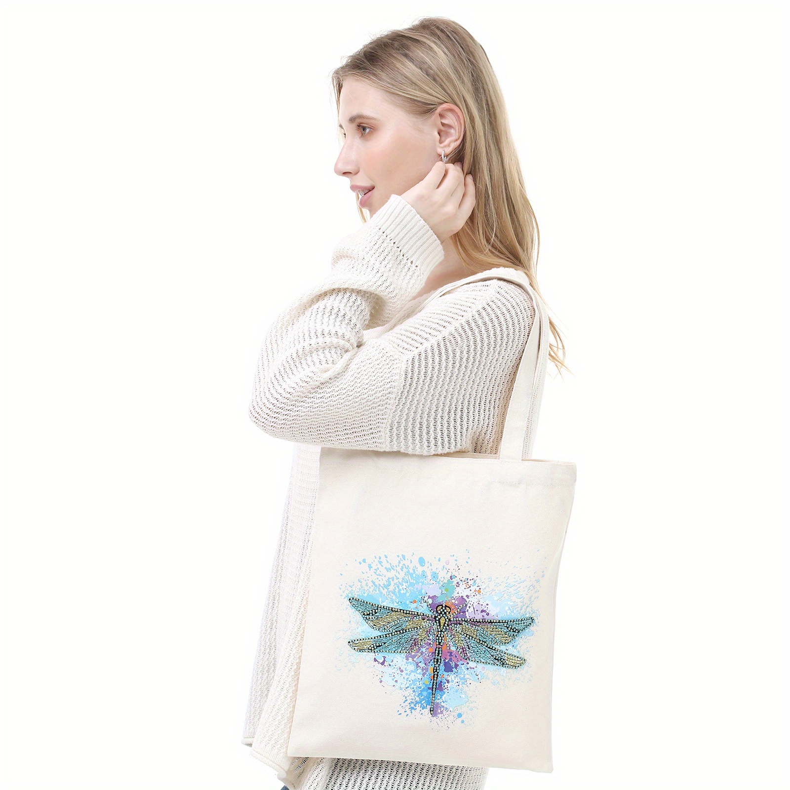 Diamond Painting Kits For Adults Tote Bag With Handles - Temu