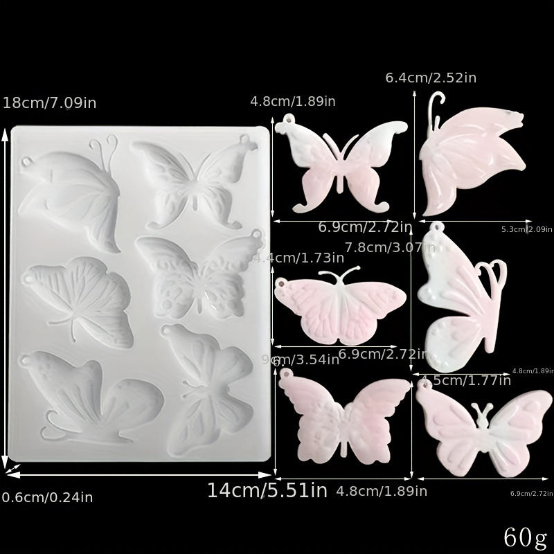 1pc Butterfly Chocolate Mold