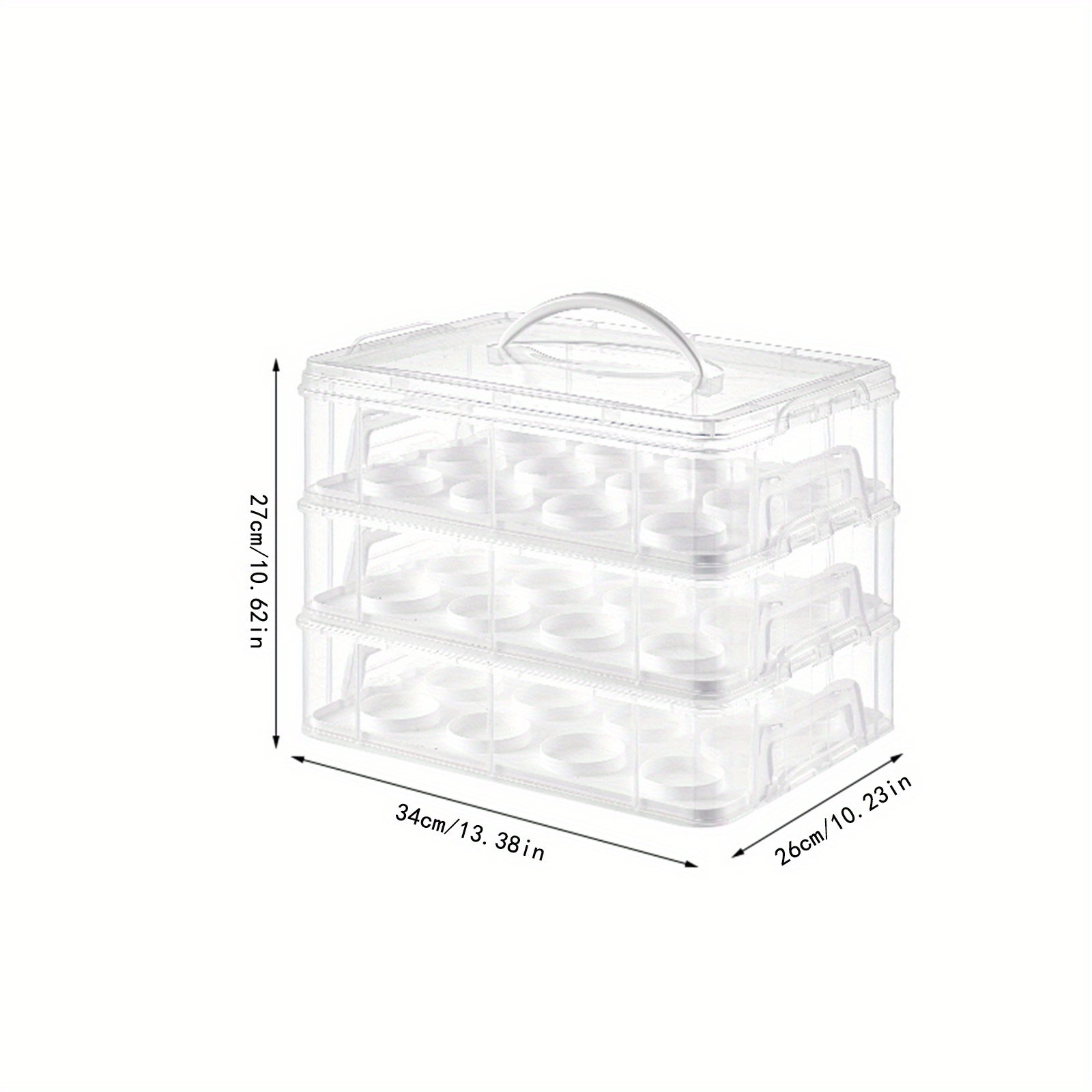 Convenient Cupcake Box Egg Tart Packaging Box Reusable - Temu