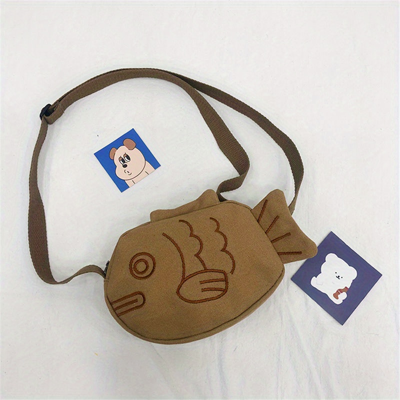 Little Fish Shaped Crossbody Bag Cute Cartoon Coin Purse - Temu