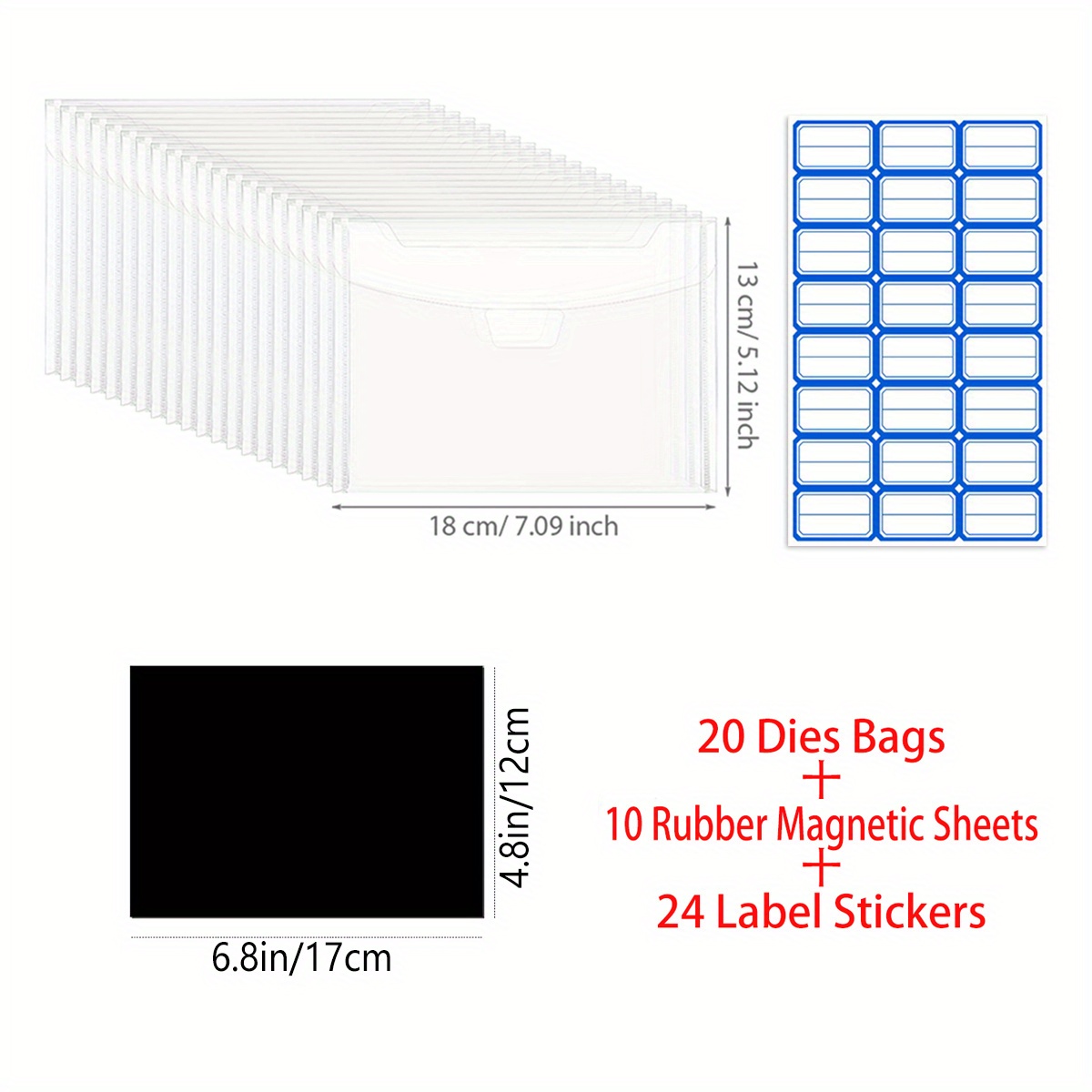 Envelope Cases Storage Bags Box Super Thick Rubber Magnetic - Temu