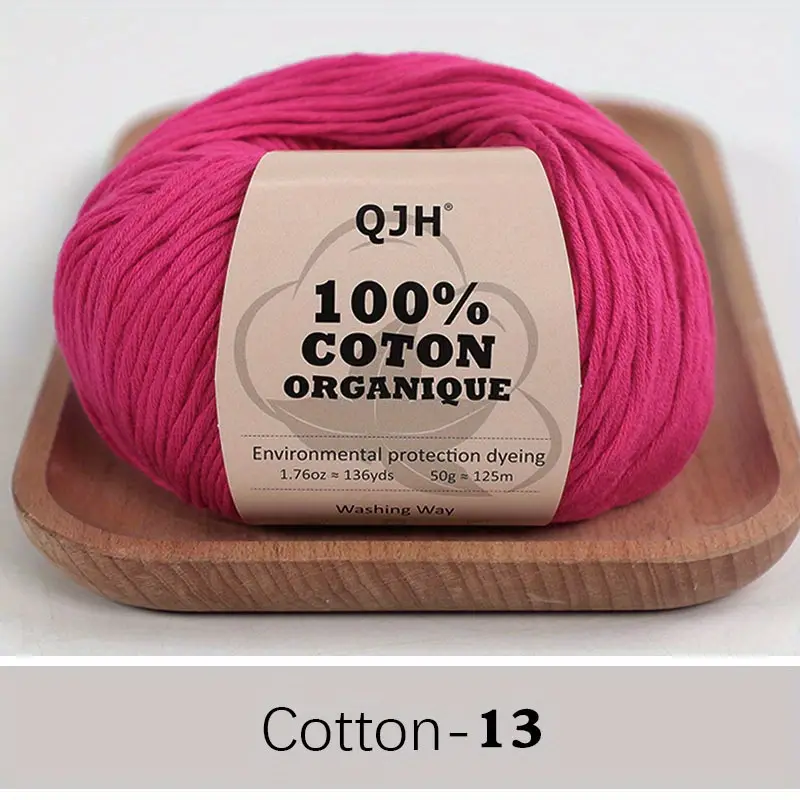 Yarn 100% Cotton Yarn Cotton Yarn Hot Multi Color Cotton - Temu