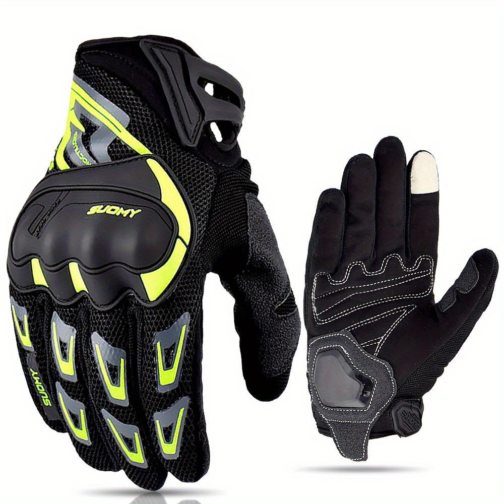Summer Motorcycle Gloves Men Touch Screen Biker Cycling Moto Protective