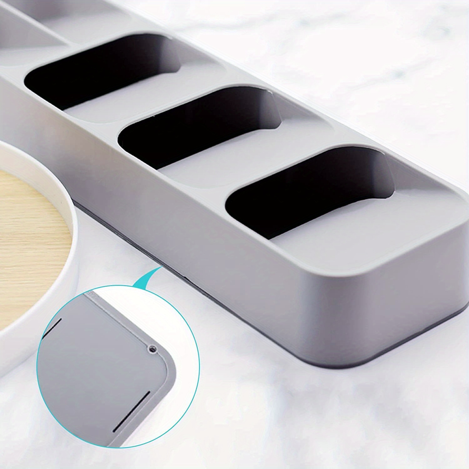 Kitchen Drawer Cutlery Storage Tray Kitchen Knife Holder Temu