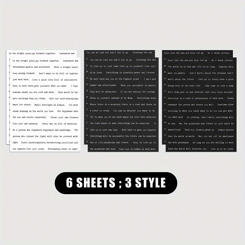 32 Sheets Quote Stickers for Journaling, Coldairsoap Self-Adhesive Small  Talk Stickers DIY Phrase Word Stickers for Scrapbooking, Postcards,  Letters