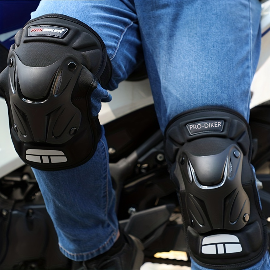 Protección De Rodilla Para Motocicleta, Almohadillas Protectoras