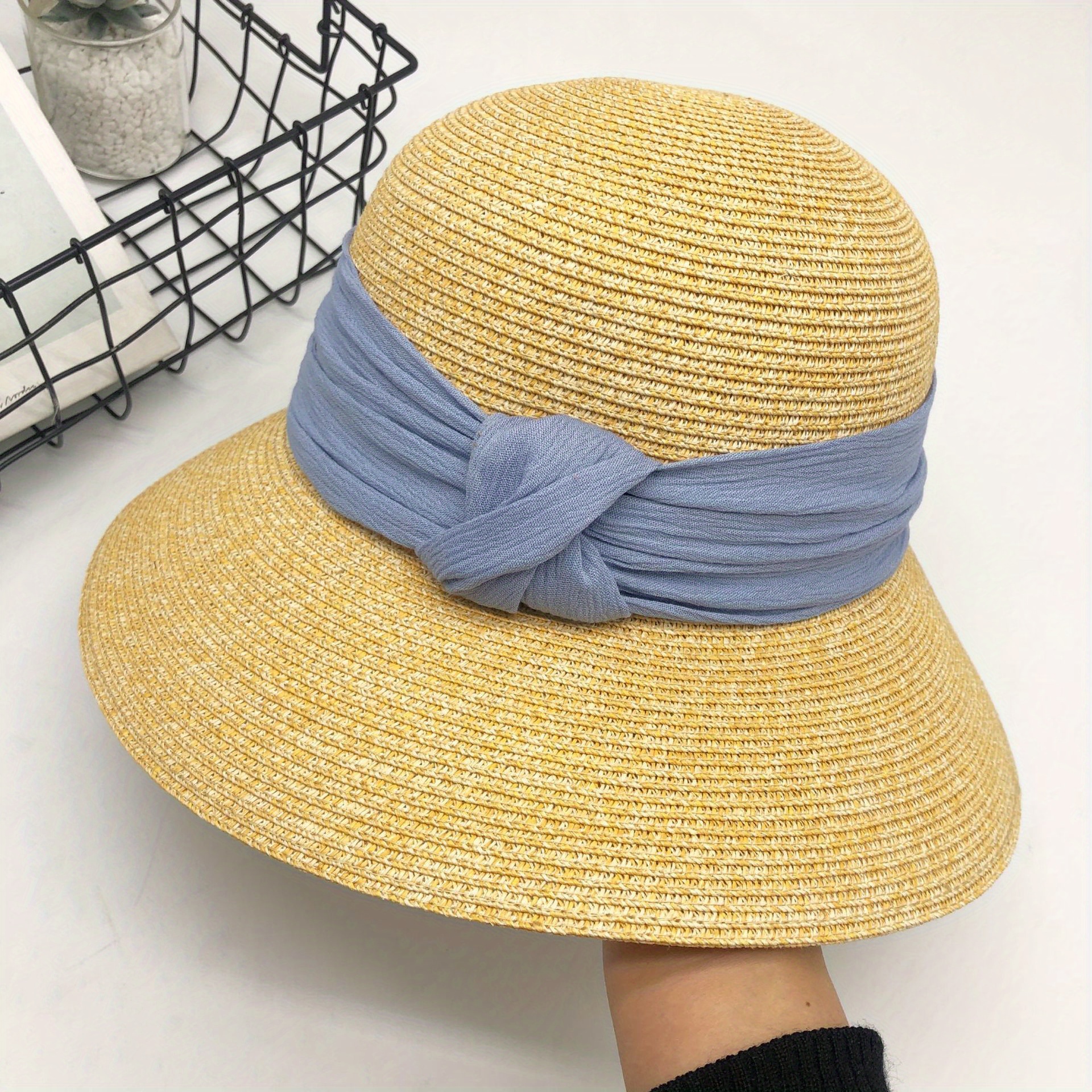 Women's Summer Sun Hat Wide Brim Trendy Style Sun Protection