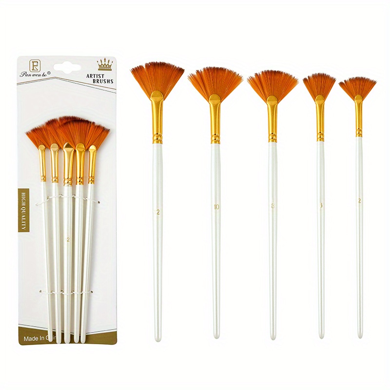 6pcs Art Brush Set For Painting, 6 Types Of Brushes, Suitable For  Classrooms, Artists - Beautiful Art Brushes For Painting