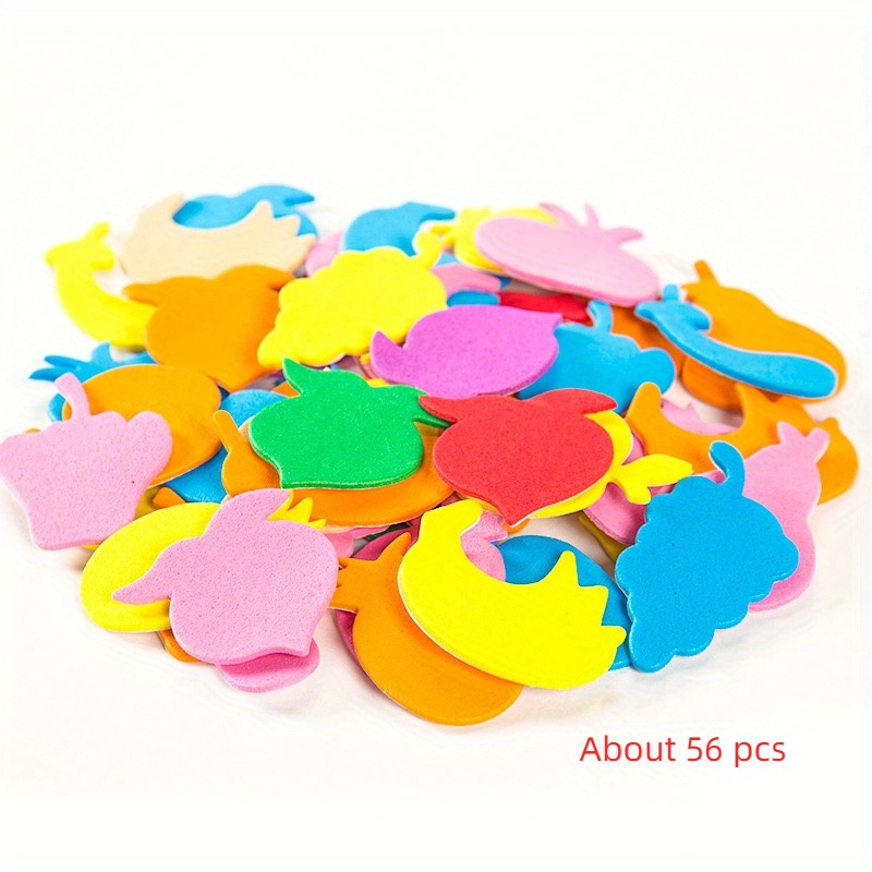Bright Colorful Foam Felt Stickers Perfect For Kids Crafts - Temu  Philippines