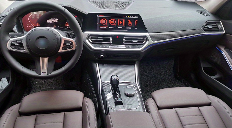 Kaufe Auto Innen Hinten Klimaanlage Vent Outlet Rahmen Abdeckung Dekoration  Aufkleber Zubehör Fit Für BMW 3 Serie G20 G28