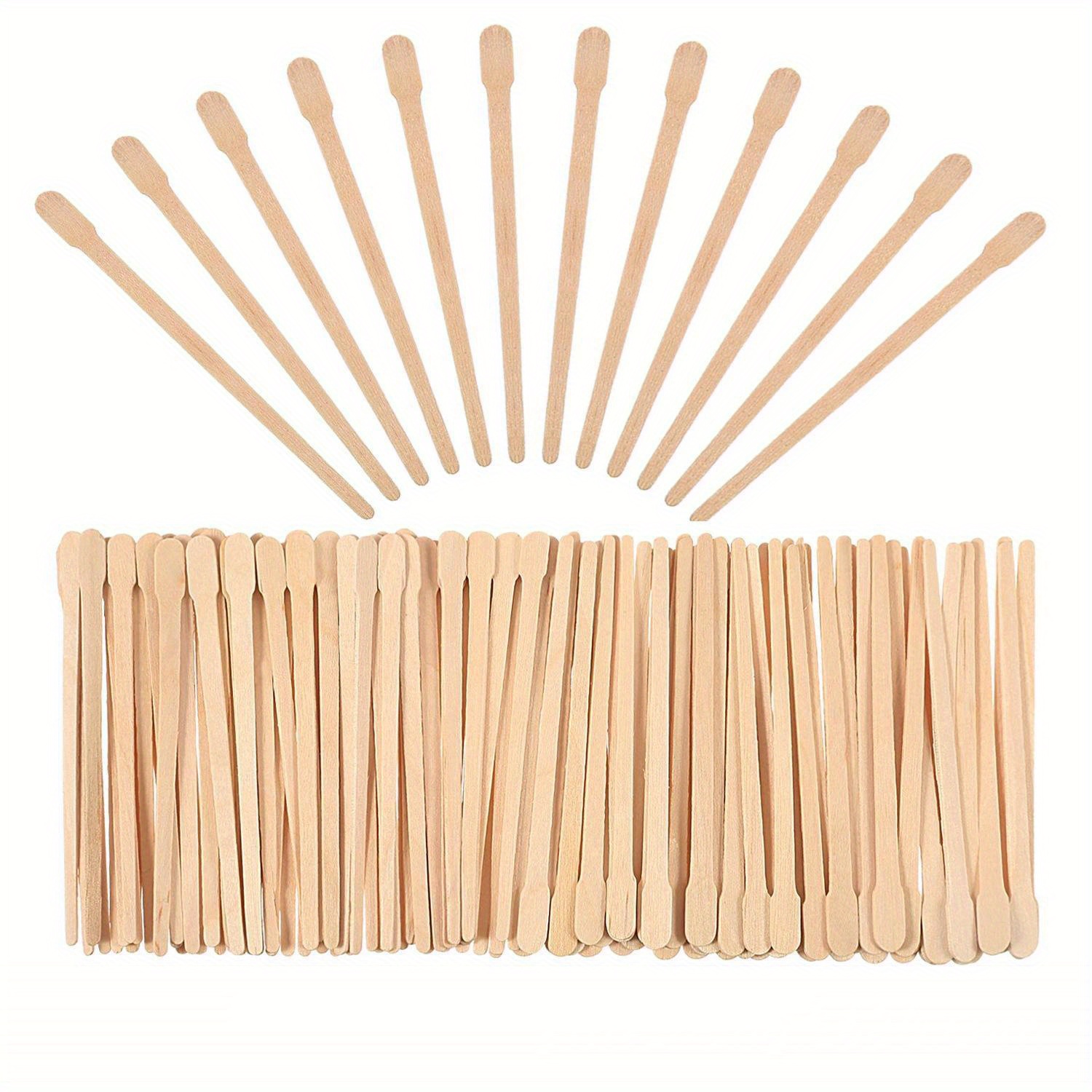  1200Pcs Wooden Wax Sticks - HOOMBOOM Wax Spatulas - Eyebrow,  Lip, Nose Small Waxing Applicator Sticks for Hair Removal and Smooth Skin -  Spa and Home Usage : Beauty & Personal Care