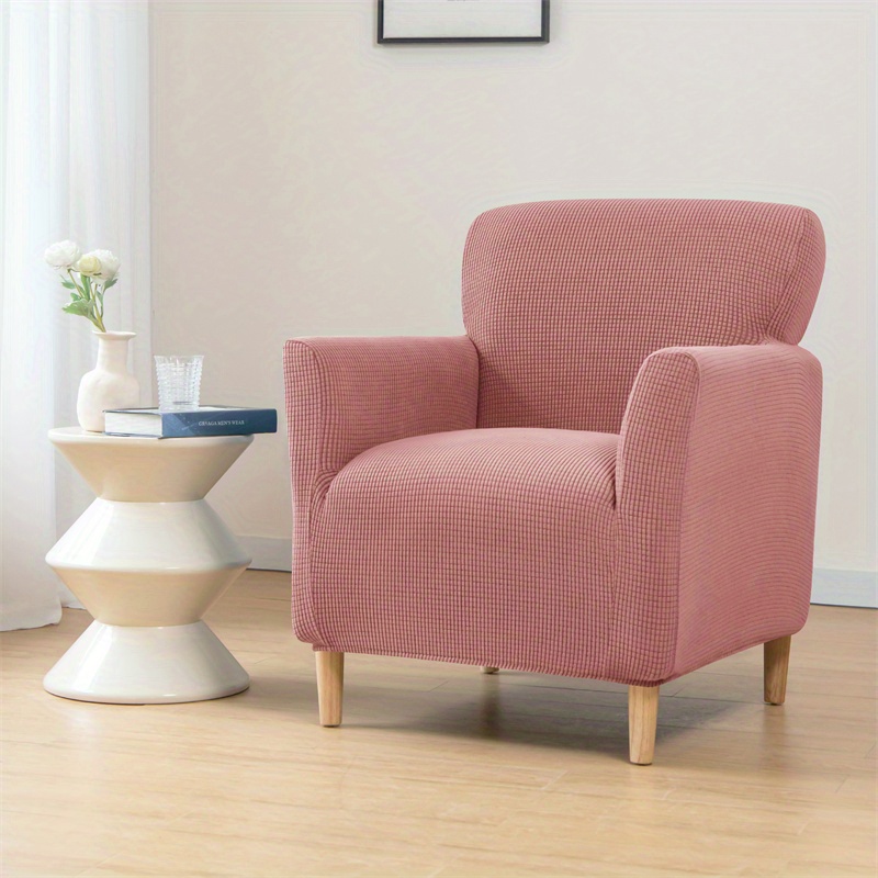 Dusky pink outlet tub chair