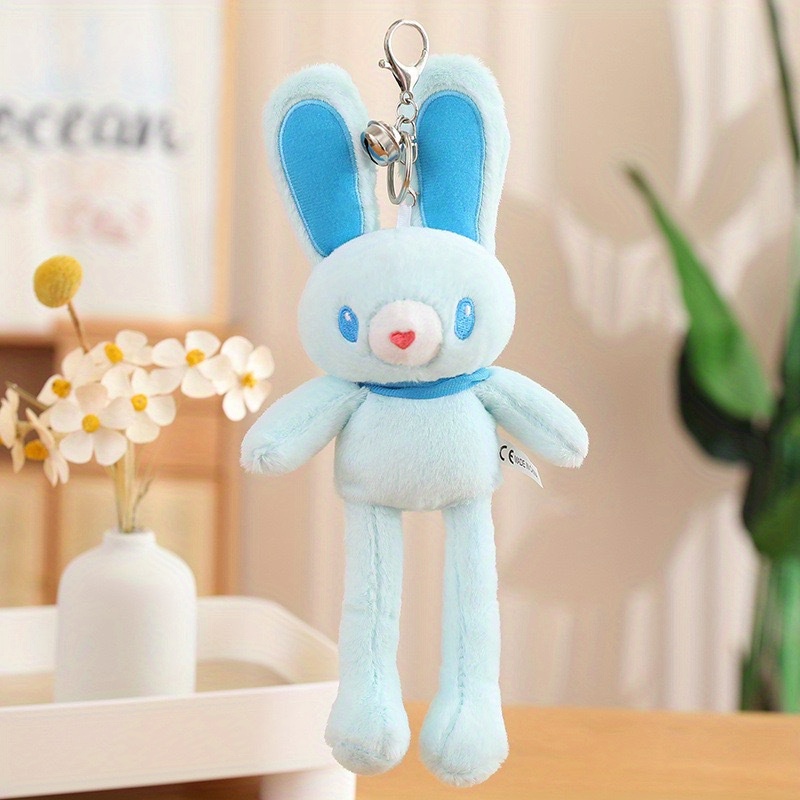 Bunny Keychain Plush Funny Plush Rabbit With Pull Ears Pull The Rabbit New