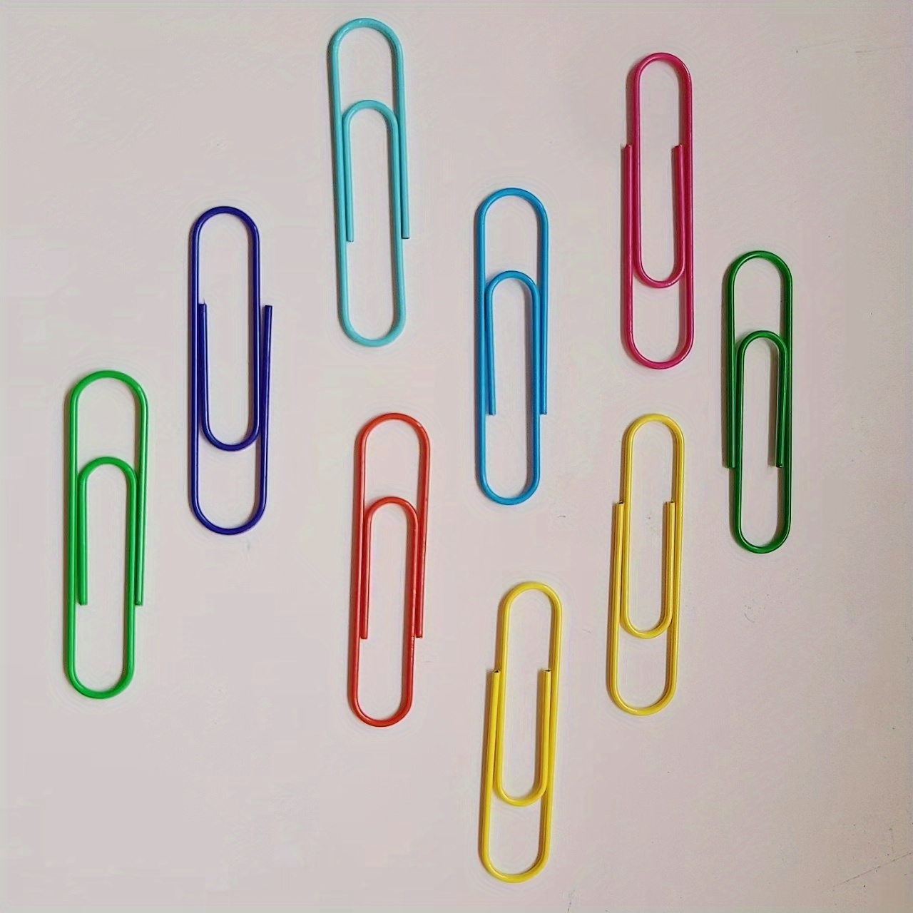 100 Unidades Clip Papel Colores Mezclados Oficina Escuela - Temu Chile