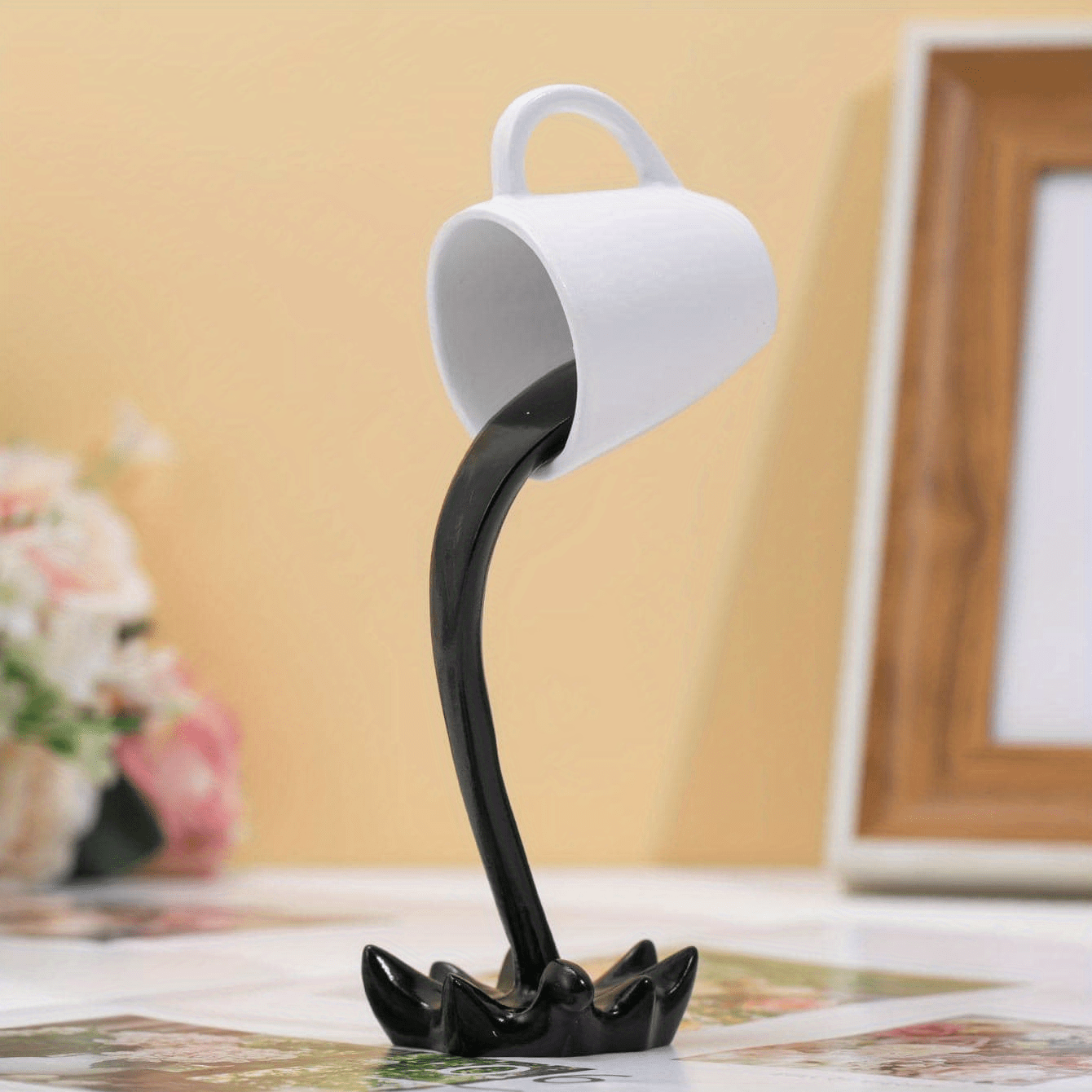 1pc Creative Floating Coffee Cup Decoration
