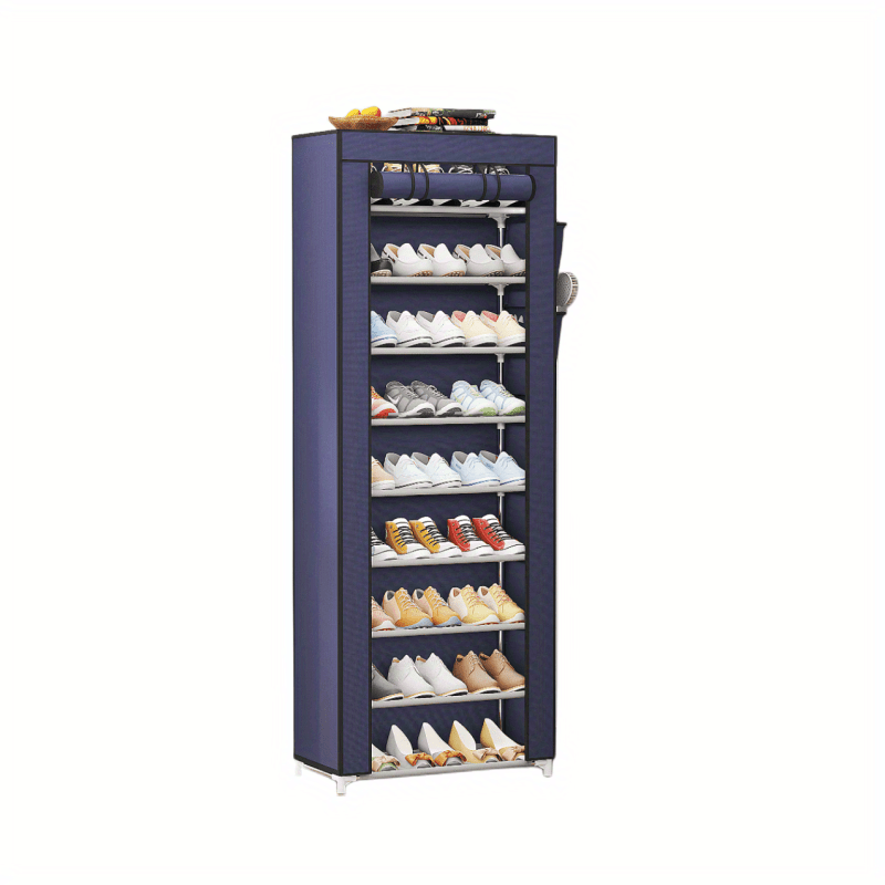 Zapatero de pie independiente, zapatero de plástico para abrir la puerta,  armario de zapatos simple y moderno montaje (257,198.8 in) (Color : C)