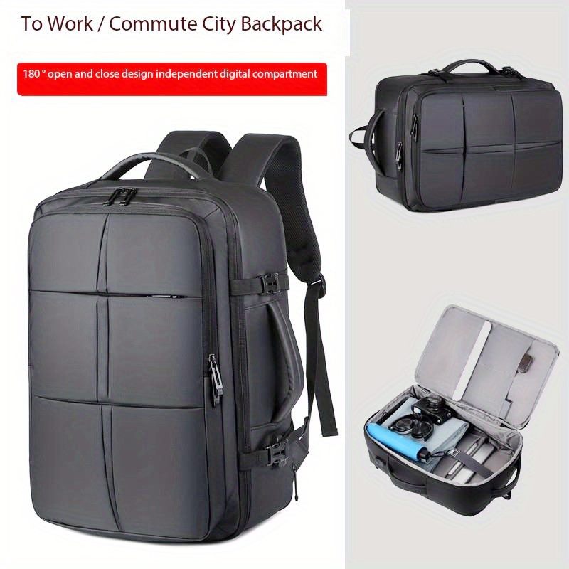 Large Capacity Business Travel Backpack Heavy Duty - Temu