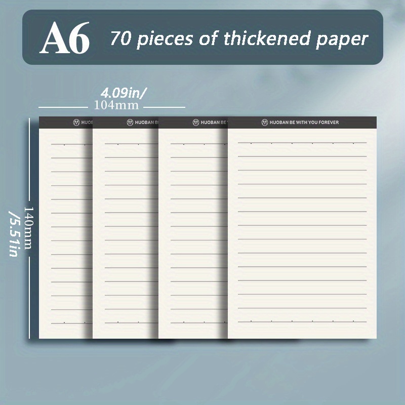 Flip . Pat Paper Book A6 Vertical Flip Notebook Temu New Zealand