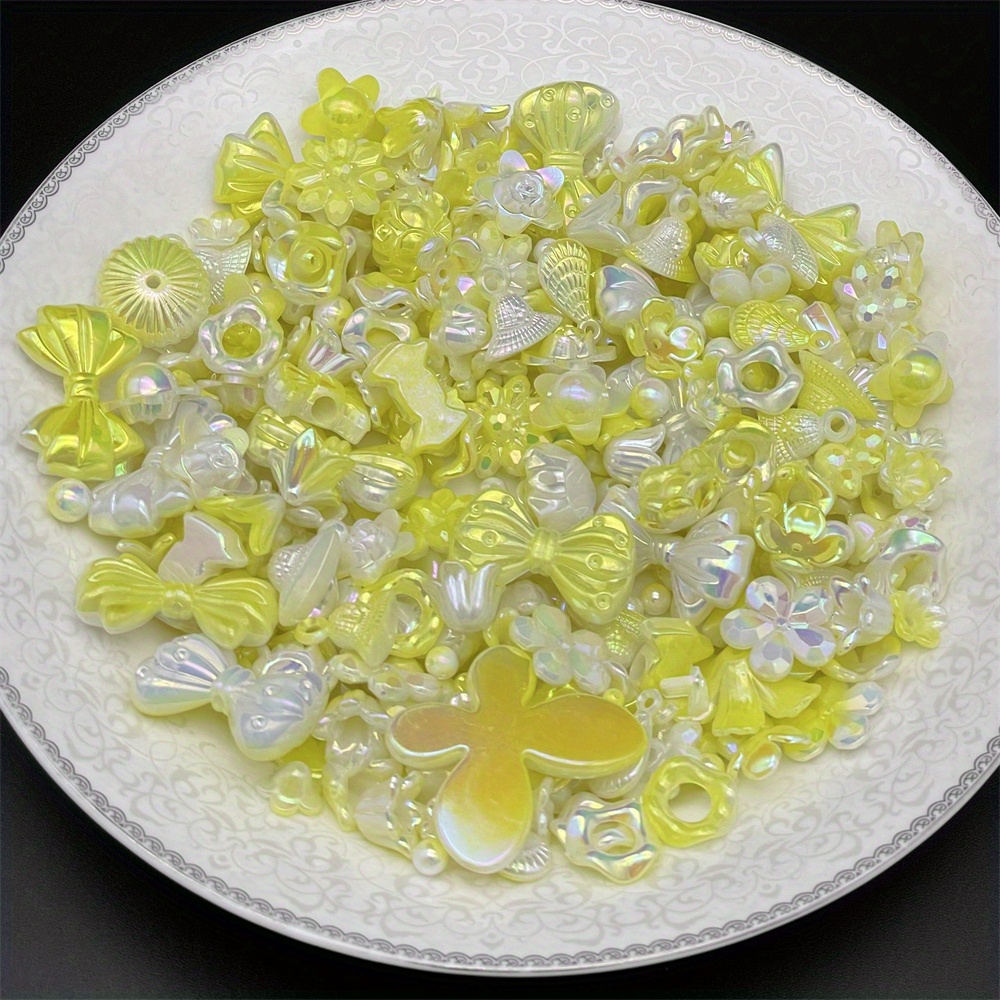 30G Colorful Mixed Bow Flower Shell Shape Loose Beads