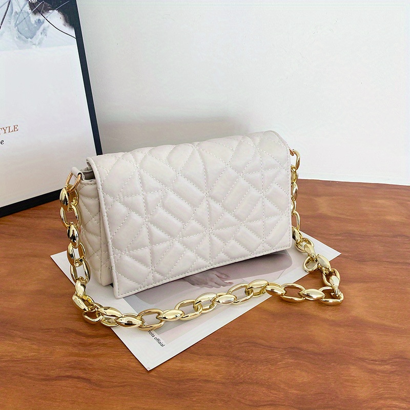 White Leather versatile clutch bag with strap