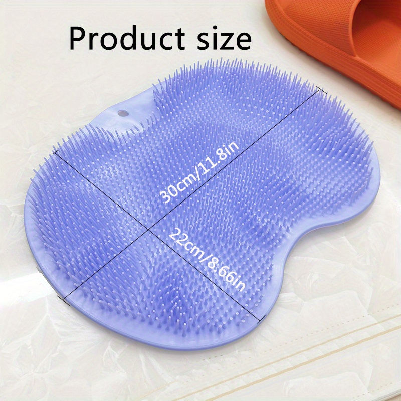 Silicone Bath Massage Pad Shower Foot Massager Scrubber Temu