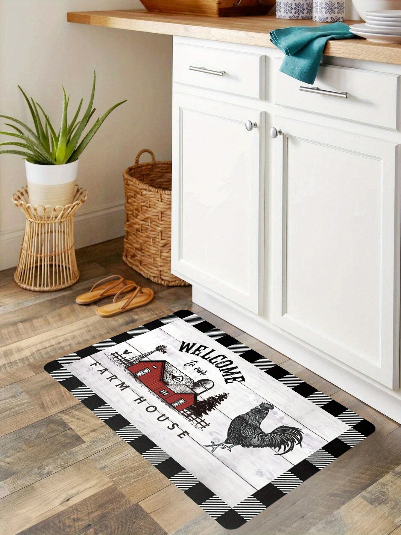 Farmhouse Kitchen Sink Mat