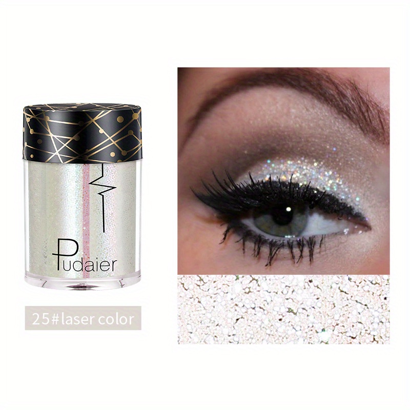 Sparkling Monochrome Eyeshadow Powder Glitter Sequins 16 - Temu Canada