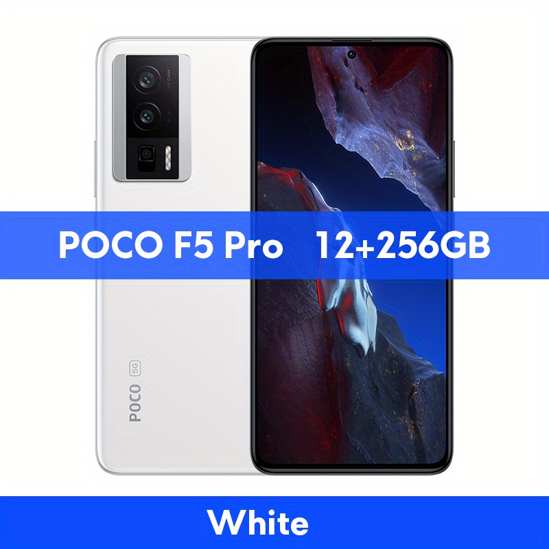 Celular POCO F5 Pro 512GB ROM 12GB RAM, Snapdragon 8+ Gen 1, Pantalla  120Hz, Color Gris