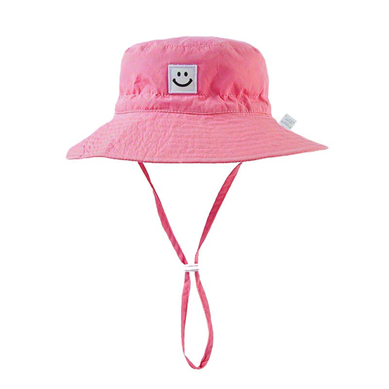 Kids Cute Smile Face Graphic Bucket Hat Fisherman Hat Wide Brim Beach Basin Hat Sunscreen Outdoor Spring Summer for Baby Boys and Girls,Temu
