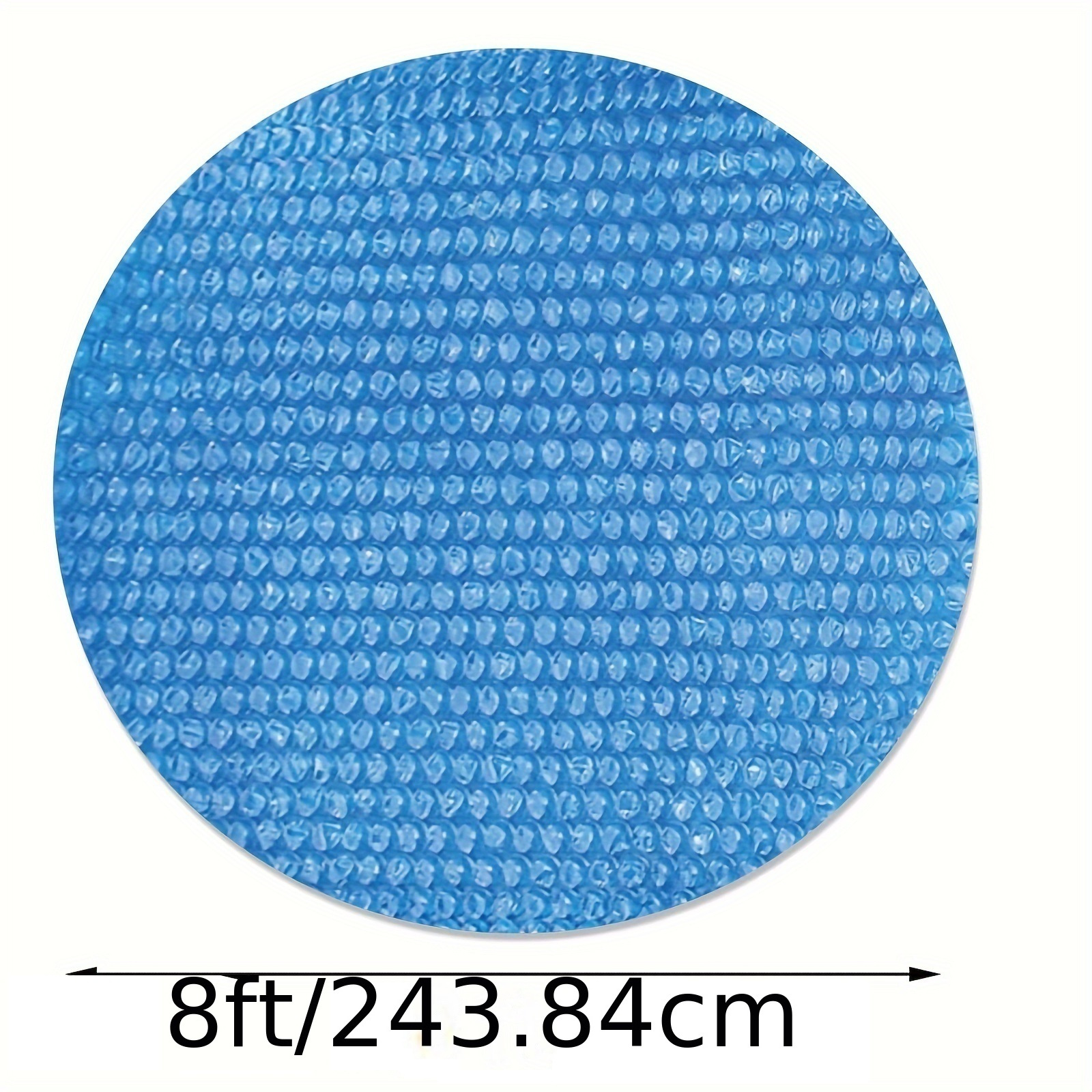 Solar Pool Cover 10ft Round Heat Retaining Blanket In/above Ground Pools