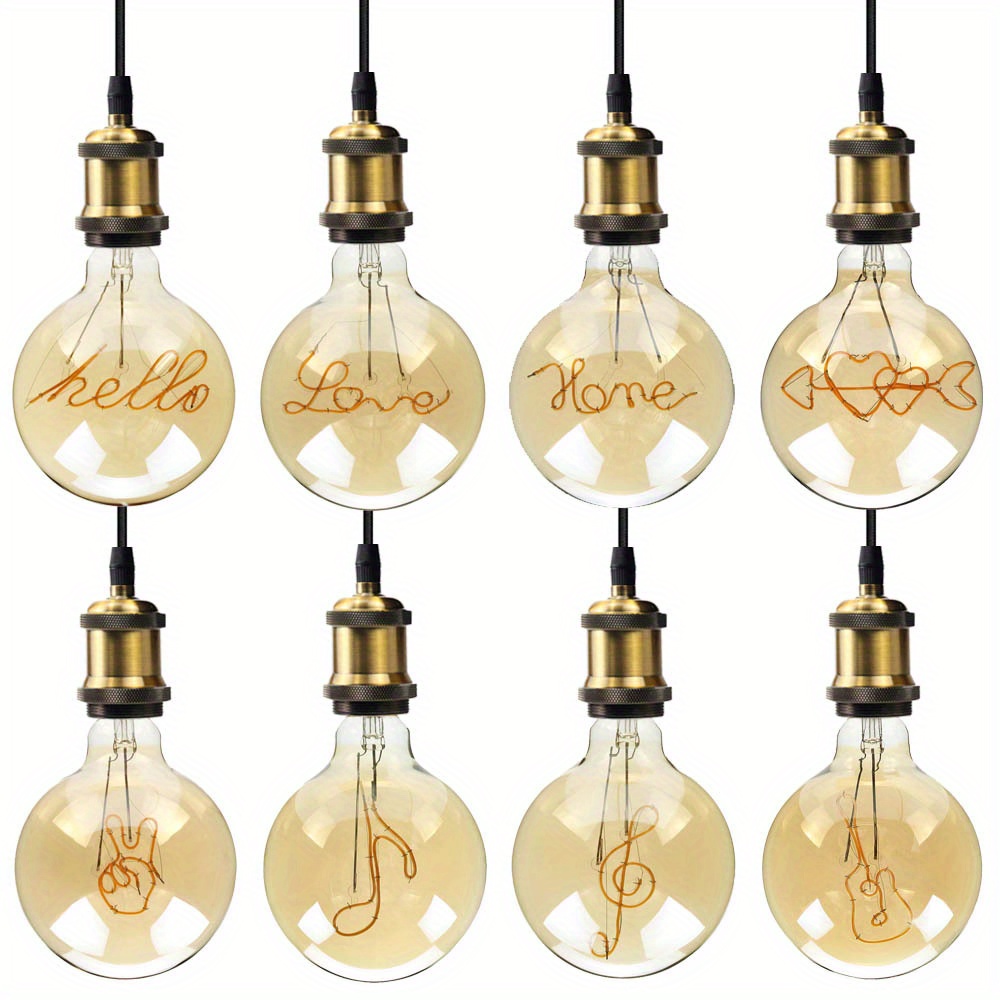 GBLY Ampoule Edison E27 LED 4W vintage Lampe à incandescence