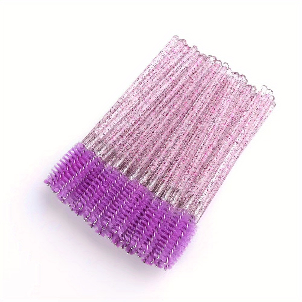 50pcs Bag Disposable Eyelash Brushes Mascara Wands - Temu